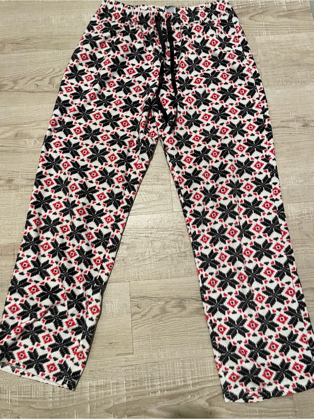 Women’s warm long pajama pants.